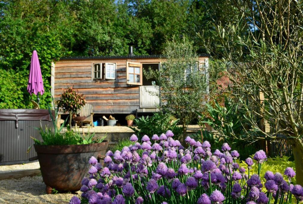 Luxury, Rural Shepherds Hut With Hot Tub Nr Bath بريستول المظهر الخارجي الصورة